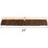 image:imageGenuine Joe 24 Push Broomhead Lacquered Wood with Palmyra Fibers Handle Not Included 1 Count