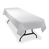 image:imageGenuine Joe BanquetSize White Plastic Tablecover 300 x 40 Pack of 6