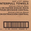 image:imageGenuine Joe Centerpull Towel Rolls  813 Width x 756 Length  600 SheetsRoll  3 Core  White  Virgin Fiber  6  Carton
