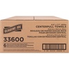 image:imageGenuine Joe Centerpull Towel Rolls  813 Width x 756 Length  600 SheetsRoll  3 Core  White  Virgin Fiber  6  Carton