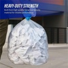 image:imageGenuine Joe GJO01014 LowDensity StarBottom Trash Can Liner Coreless Roll 60 Gallon Capacity 58 Length x 38 Width x 080 mil Thickness Clear Box of 100