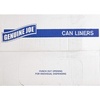 image:imageGenuine Joe GJO01757 HighDensity Trash Can Liner 33 Gallon Capacity 40 Length x 33 Width x 043 mil Thickness Clear Case of 500Translucent