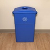 image:imageGenuine Joe GJO57258 Recycling Rectangular Container 23 Gallon Capacity 2212 Width x 30 Height x 11 Depth Blue