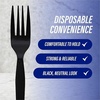 image:imageGenuine Joe Heavy Weight Plastic Fork Black 1000 Count