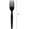 image:imageGenuine Joe Heavy Weight Plastic Fork Black 1000 Count