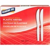 image:imageGenuine Joe HeavyMedium Weight Plastic Knife White 100 Count