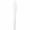 image:imageGenuine Joe HeavyMedium Weight Plastic Knife White 100 Count