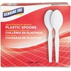 image:imageGenuine Joe HeavyMedium Weight Plastic Spoon White 100 Count