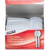 image:imageGenuine Joe HeavyMedium Weight Plastic Spoon White 100 Count
