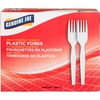 image:imageGenuine Joe Heavyweight White Plastic Forks Pack of 100100