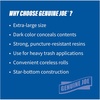 image:imageGenuine Joe Low Density HeavyDuty Can Liner 39 x 56 60 gal Capacity 155 mil Black 50 Count