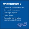 image:imageGenuine Joe RoundCutout Lid for 23 gal Recycling Bin
