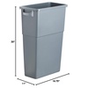 image:imageGenuine Joe SpaceSaving Waste Container 23 Gal