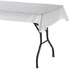 image:imageGenuine Joe BanquetSize White Plastic Tablecover 300 x 40 Pack of 6