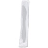 image:imageGenuine Joe Disposable Plastic Knife Individually Wrapped MediumWeight White 1000 Count