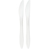 image:imageGenuine Joe GJO20001 Polypropylene MediumWeight Knife White Carton of 10001000 Count Pack of 2