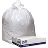 image:imageGenuine Joe Low Density Can Liner 33 gallon Capacity 33 x 39 x 09 mil 23 Microns White 100 Count