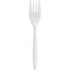 image:imageGenuine Joe Medium Weight Plastic Fork White 1000 Count