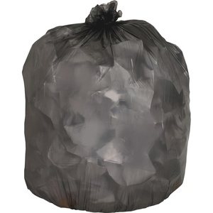 image:imageGenuine Joe GJO01010 LowDensity Trash Can Liner 10 Gallon Capacity 24 Length x 23 Width x 060 mil Thickness Clear Box of 500Black