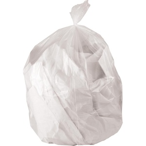 image:imageGenuine Joe GJO01757 HighDensity Trash Can Liner 33 Gallon Capacity 40 Length x 33 Width x 043 mil Thickness Clear Case of 500Clear