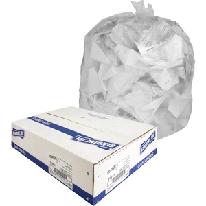image:imageGenuine Joe GJO02148 2Ply Low Density Can Liner 16 Gallon Capacity 060 mil Thickness BrownBlack Case of 500Clear