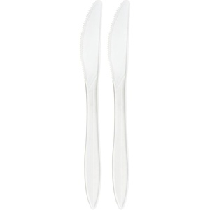image:imageGenuine Joe GJO20001 Polypropylene MediumWeight Knife White Carton of 10001000 Count Pack of 2