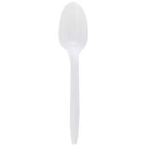 image:imageGenuine Joe GJO20002 Polypropylene MediumWeight Spoon White Pack of 1000