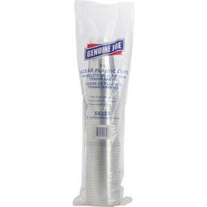 image:imageGenuine Joe GJO58231 Clear Plastic Cups 12 oz Pack of 259oz