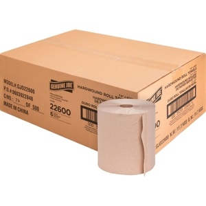 image:imageGenuine Joe Hardwound Roll Towels Kraft 79 x 600 12 CountKraft