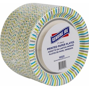 image:imageGenuine Joe Printed Paper Plates 10 Pack of 1256 78 Inch