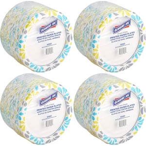 image:imageGenuine Joe Printed Paper Plates 10 Pack of 1256 78 Inch Pack of 4