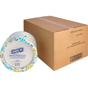 image:imageGenuine Joe Printed Paper Plates 9 Pack of 5009