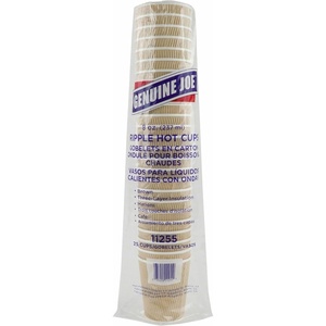 image:imageGenuine Joe Rippled Hot Cup 12oz Pack of 258oz