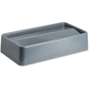 image:imageGenuine Joe SpaceSaving Slim Container Swing Lid Gray 1 Count203 x 115 x 46