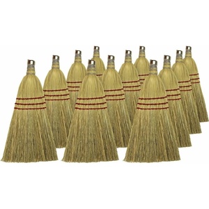image:imageGenuine Joe Whisk Broom Metal Hang Ring Natural 12 CountPack of 12