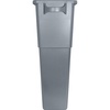 image:imageGenuine Joe 23Gallon Slim Waste Container 30 x 20 x 11 Gray 4 Piece