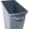 image:imageGenuine Joe 23Gallon Slim Waste Container 30 x 20 x 11 Gray 4 Piece