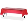 image:imageGenuine Joe GJO10325 Plastic Rectangular Table Cover 108 Length x 54 Width Blue Pack of 6Red