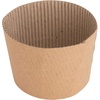 image:imageGenuine Joe GJO19049PK Protective Corrugated Cup Sleeve Brown Pack of 50