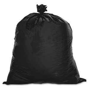 image:imageGenuine Joe GJO02152 2Ply Low Density Can Liner 60 Gallon Capacity 090 mil Thickness BlackBrown Case of 100