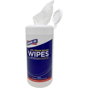 image:imageGenuine Joe GJO75627 Dry Erase Board Cleaning Wipes 1 Each White