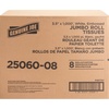 image:imageGenuine Joe Jumbo Dispenser Roll Bath Tissue  2 Ply  350 x 1000 ft  9 Roll Diameter  White  Nonperforated Fragrancefree  For Restroom Washroom  8  Carton