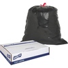 image:imageGenuine Joe GJO01230 Expandable Drawstring Trash Can Liner 30 Gallon Capacity 32 Width x 30 Height x 105 mil Thickness Black Box of 42