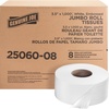 image:imageGenuine Joe Jumbo Dispenser Roll Bath Tissue  2 Ply  350 x 1000 ft  9 Roll Diameter  White  Nonperforated Fragrancefree  For Restroom Washroom  8  Carton