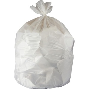 image:imageGenuine Joe Linear LowDensity Bags 16 gal Capacity 24 Width x 32 Length x 040 mil 10 Micron Thickness White 500 Count