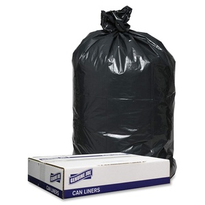 image:imageGenuine Joe Low Density Can Liners 33 gal Capacity 33 x 39 120 mil Black 100 Count
