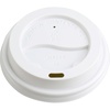 image:imageGenuine Joe Raised Siphole Hot Cup Lids  Round  White  50Pack  20  Carton  1 Each