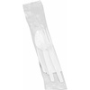 image:imageGenuine JoeGJO58926 ForkKnifeSpoon Utensil Kit  White Pack of 250