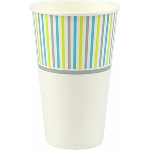 image:imageGenuine Joe Paper Cup 16oz For Cold Beverages Stripes 50 Count16oz