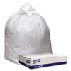 image:imageGenuine Joe Low Density White Can Liners 45 gal Capacity 40 Width x 46 Length x 090 mil 23 Micron Thickness White 100 Count